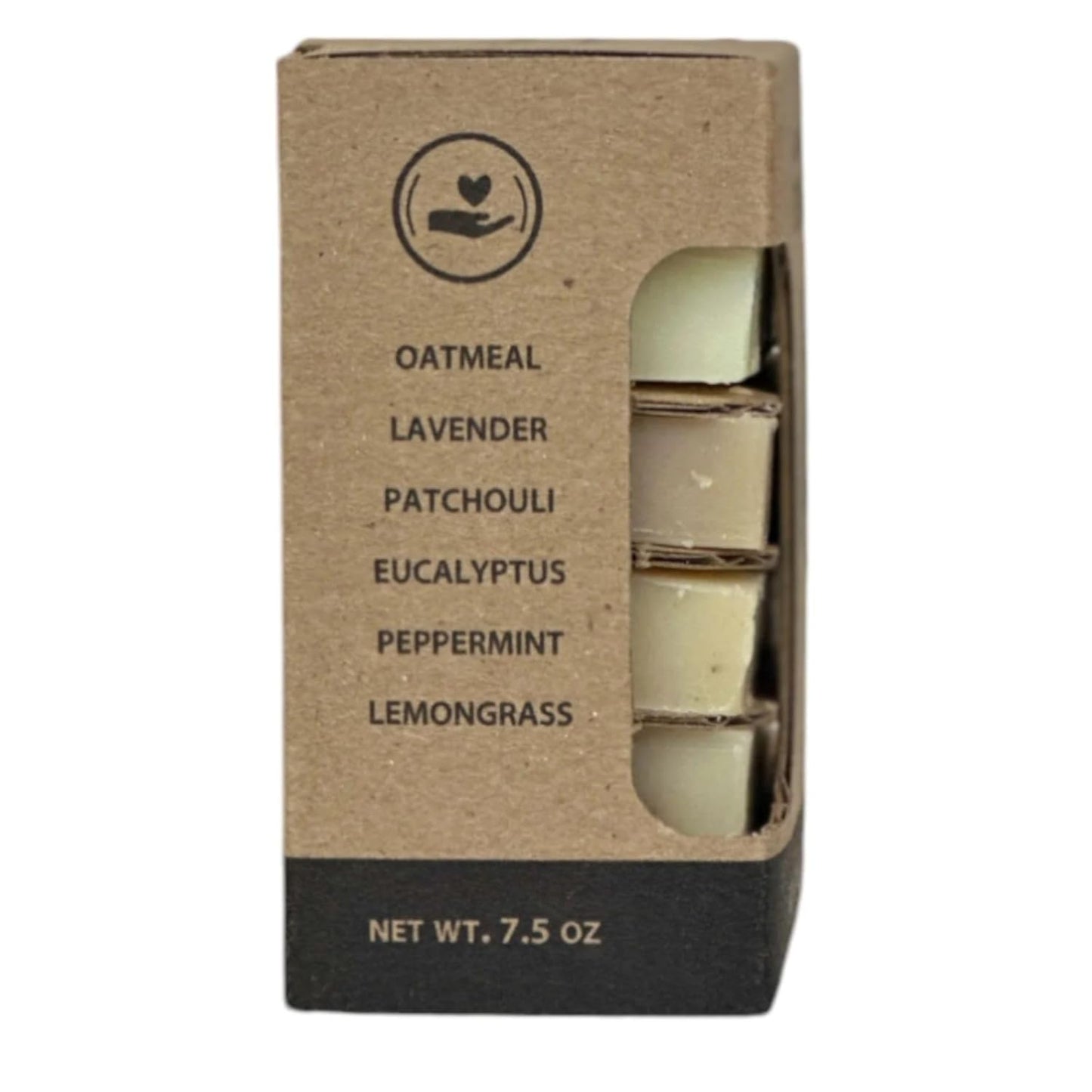 Herbal Bar Soap Sampler Pack of 6 - Moisturizing and Soothing Soap for Your Skin - Hand Crafted Using Plant-Based Ingredients - Made in California 4 Oz Bar