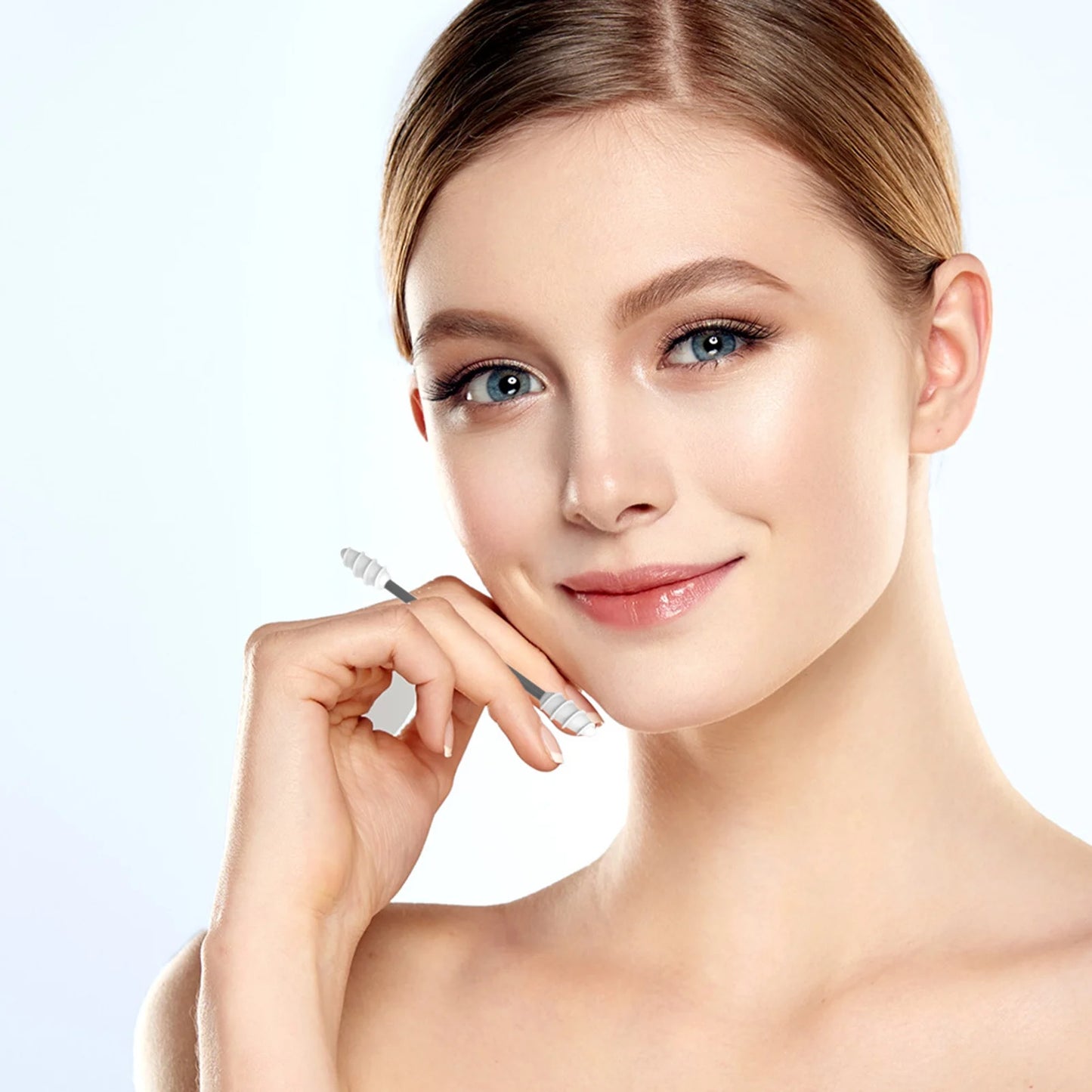 Ear Spoon,Reusable Portable Cleanable Q-Tip Friction Cotton Swabs Stick Reusable Portable Cleanable Ear Swabs Ear Makeup Cotton Swabs Cleanable Ear Q-Tip Ear Makeup 2Pcs Ear Q-Tip Friction