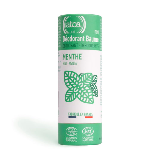 Deodorant Balm Mint 100G/3.5Fl.Oz | 100% Natural Ingredients | Zero-Waste | Made in France